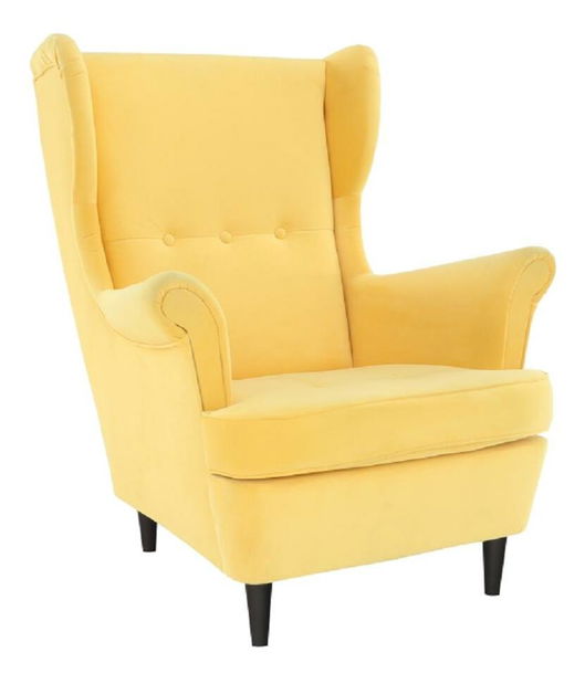 Füles fotel Repetidas (sárga + wenge) 