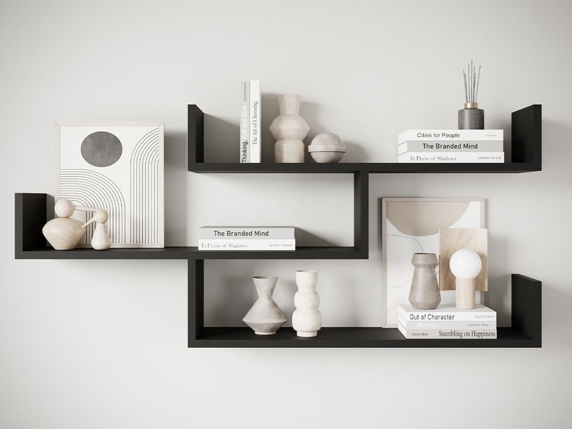 Polc Cyzara 3 (grafitszürke)