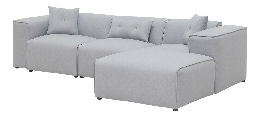 Rohová sedačka Diss (svetlosivá) (P)