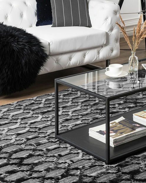 Koberec 200 cm Ciboa (tmavosivá)