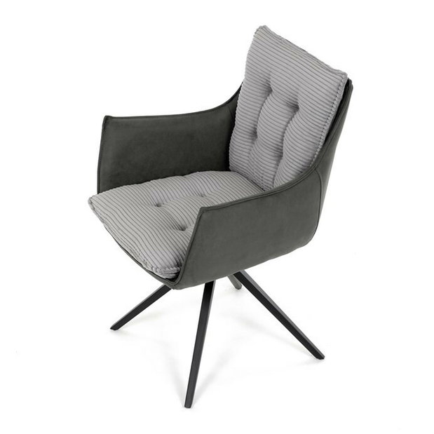 Jedálenská stolička Dumling (sivá)