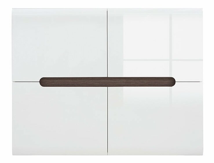 Dulap Azteca Trio SFK4D/8/11 (Alb + Alb lucios)