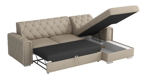 Sarokkanapé garnitúra Nazit (sötétzöld)