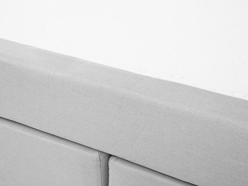 Manželská posteľ Boxspring 180 cm ADIR (s matracmi) (svetlosivá)