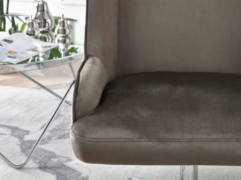 Fotelja Bilibo (bež + krom)