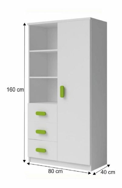 Polcos szekrény Svanla Typ 5 *kiárusítás