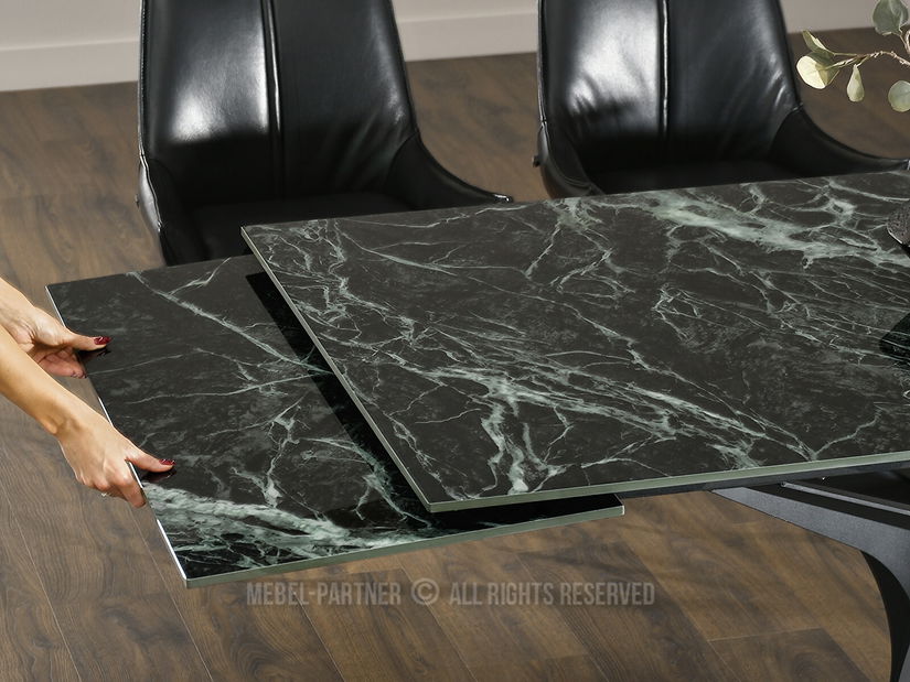 Masă sufragerie Entornaban (verde + negru)