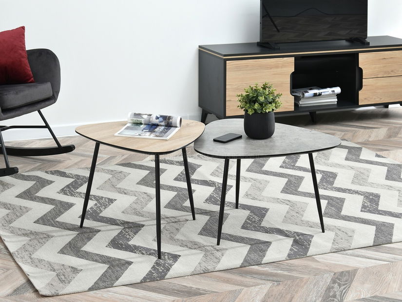 Stolić za kavu Rossi Zest Xl (sonoma + crna)