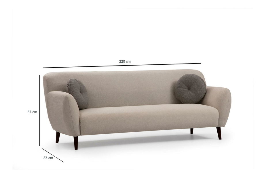 Trosjed Ennesota (bež + crna)