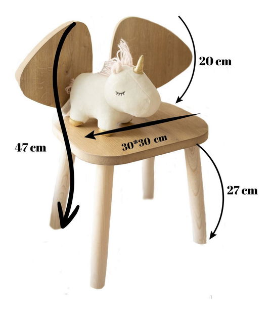 Scaun pentru copii Mikilta 1 (natural)