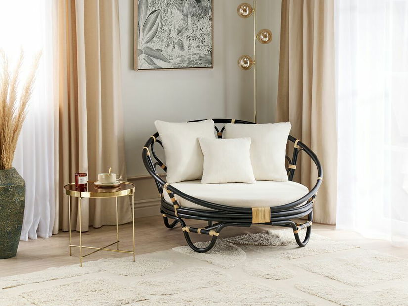 Záhradná posteľ Raeburn (čierna) 