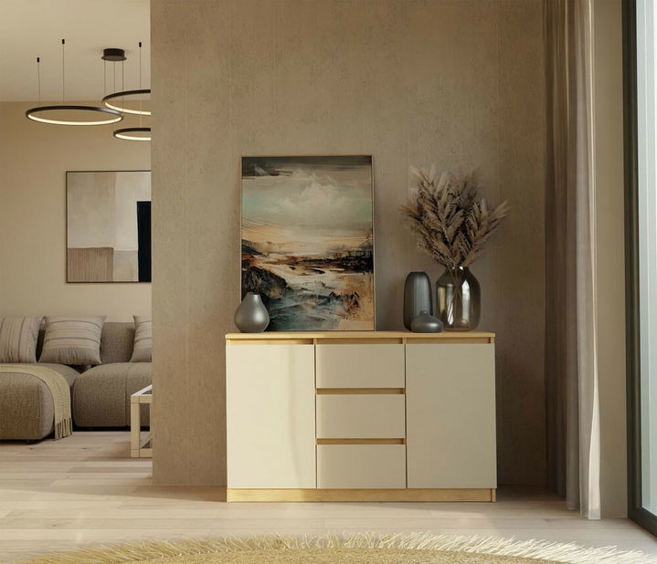 Komoda Musecalo 11 (dub artisan + kašmír)