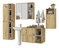 Set mobilier baie Vambos standard (stejar artizanal + cașmir)