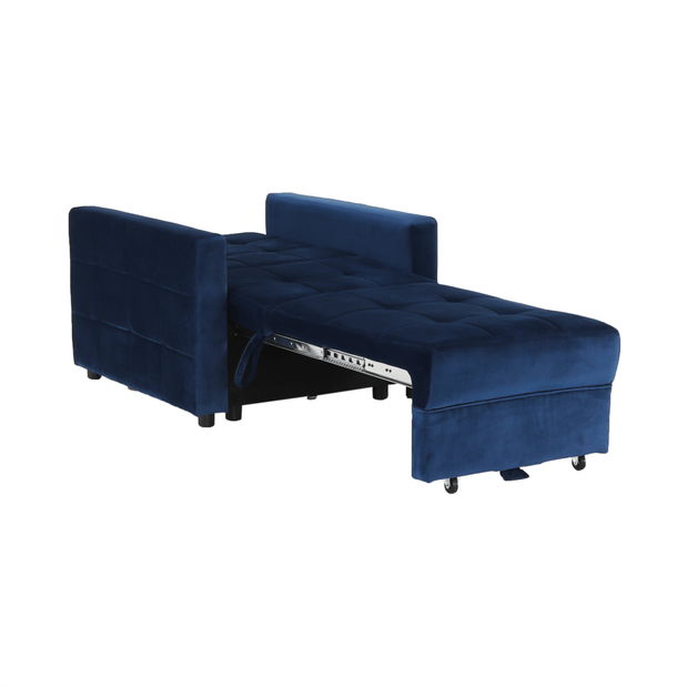 Rozkladacie kreslo Pello (modrá)