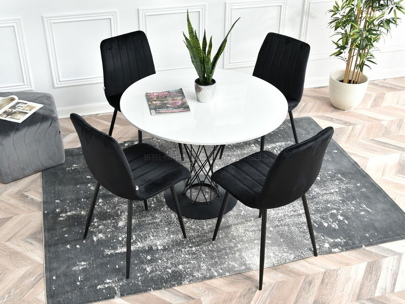 Stolica Mia (crna + bakar)