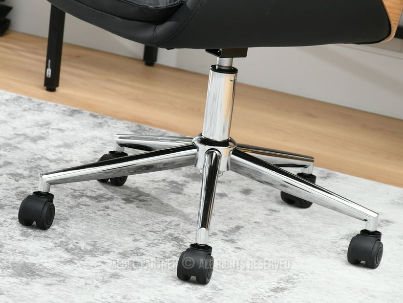 Irodai fotel Leoss (fekete)