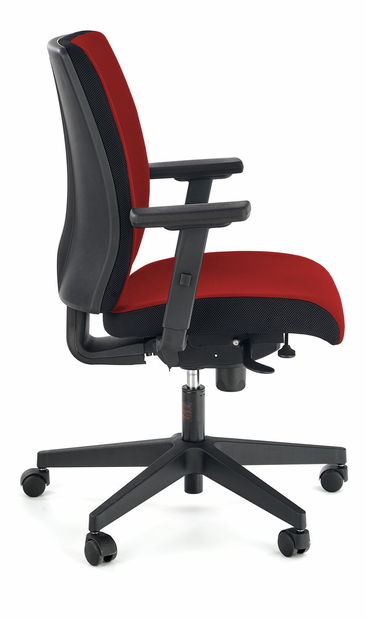 Scaun de birou Panpo (roșu + negru)
