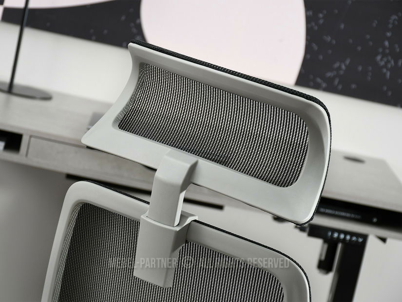 Fotoliu de birou Largindo (negru + gri)