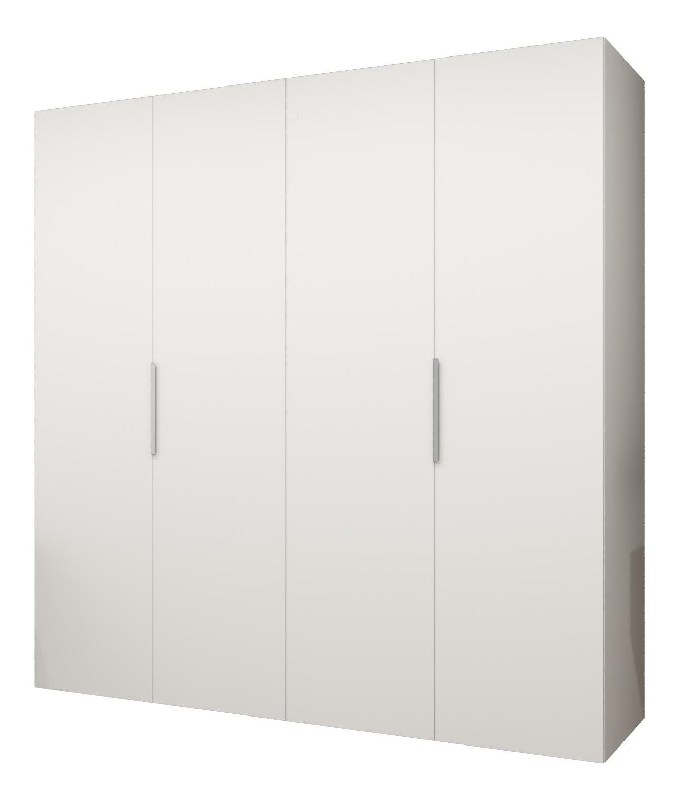 Ormar za garderobu 200 cm Mirabella 1 (bijela + kašmir)