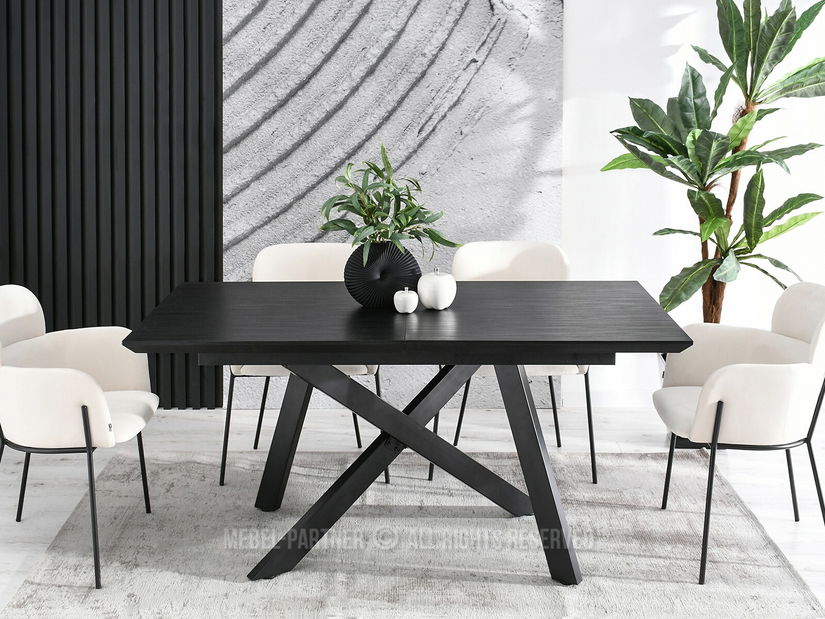 Blagovaonski stol Timmy (crna)