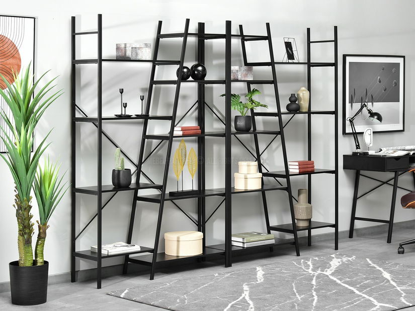 Regál Gecon Reg Zes (fekete)