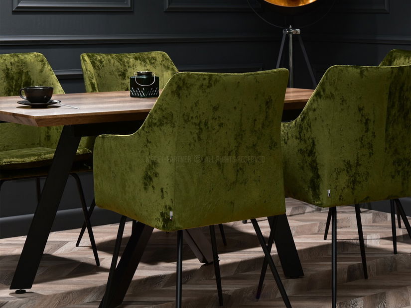 Jedálenská stolička Duplica (čierna)