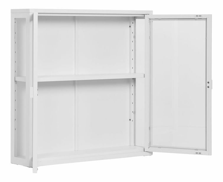 Vitrină de perete Bisalia 8 (alb)