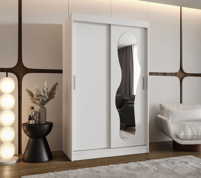 Ruhásszekrény 120 cm Ulta (fehér) 