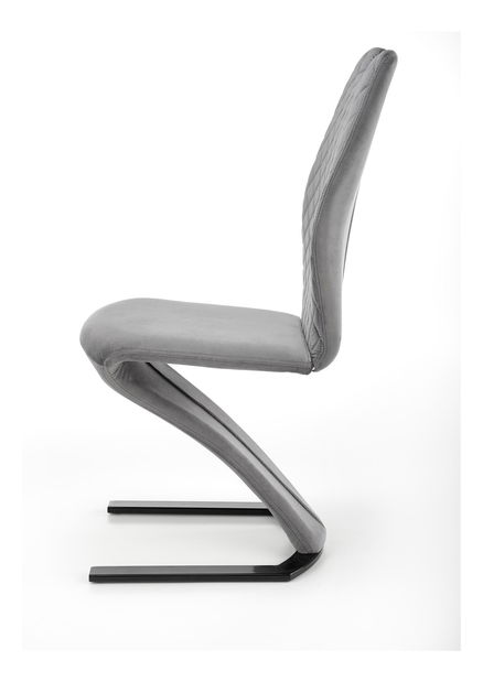 Jedálenská stolička Kerga (sivá + čierna)