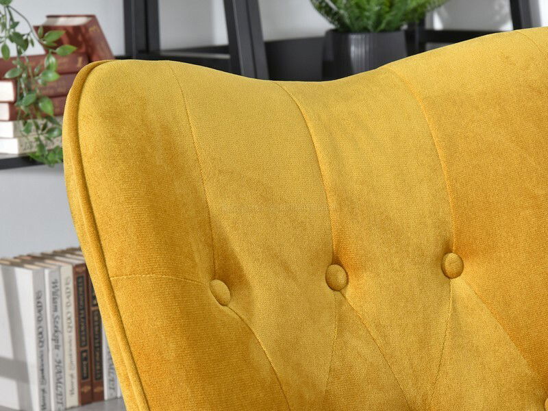 Fotel Truni (sárga + fekete)