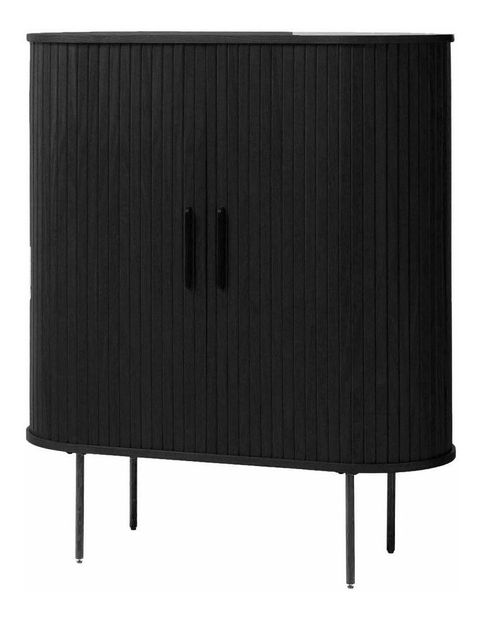 Szekrény Gatto G2 (tölgy + fekete)