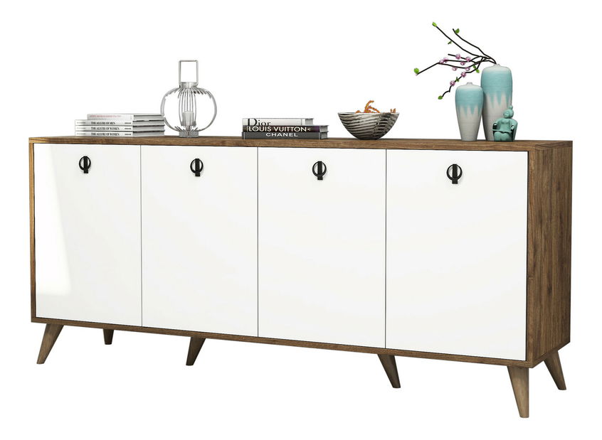 Ormarić Esmeralda (orah + bijela)