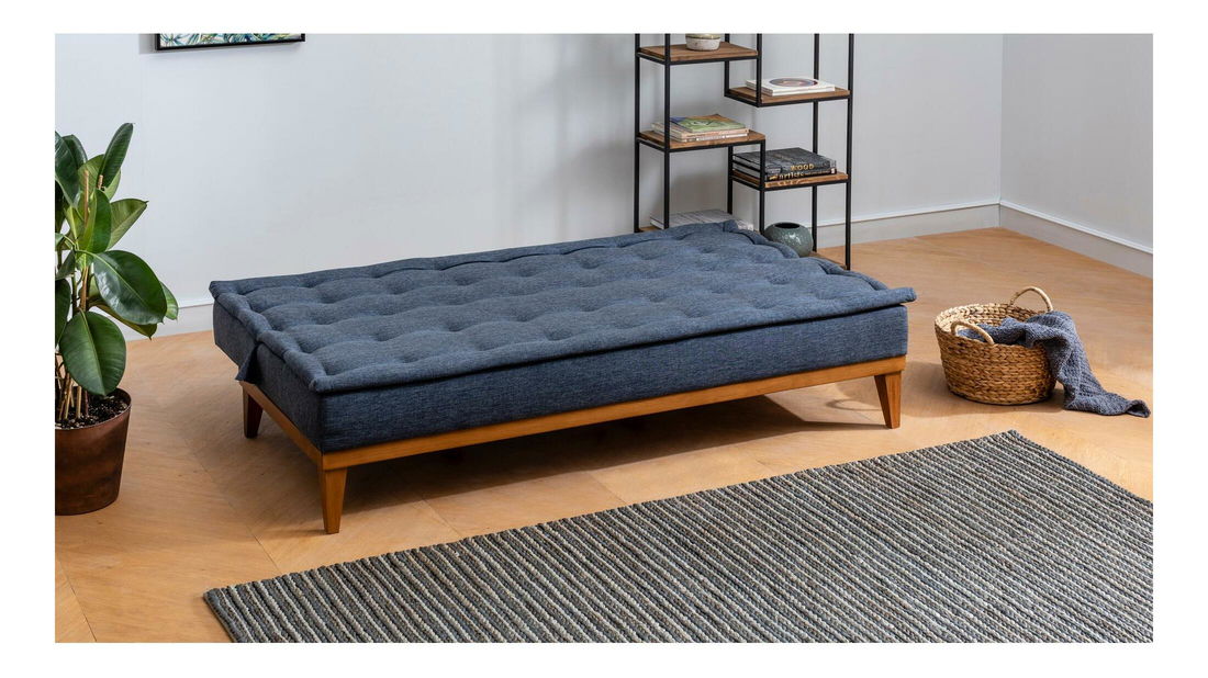 Set canapea fotoliu Fiorucci (albastru închis)