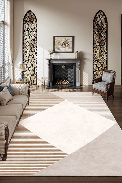 Tepih 140 x 220 cm Stefanie 25 (bež + bijela)