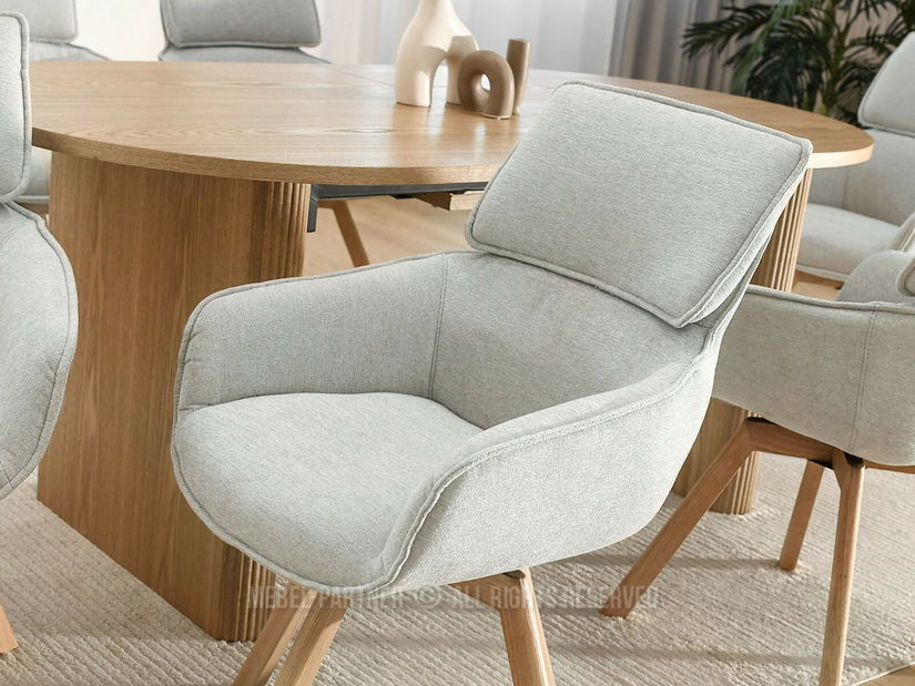 Szék Doris (szürke + tölgy)