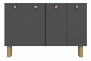 Skrinka Ilaya (antracit + dub zafírový)