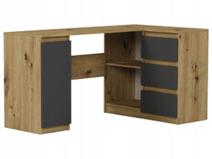 Kutni PC stol Nyper (artisan + antracit)