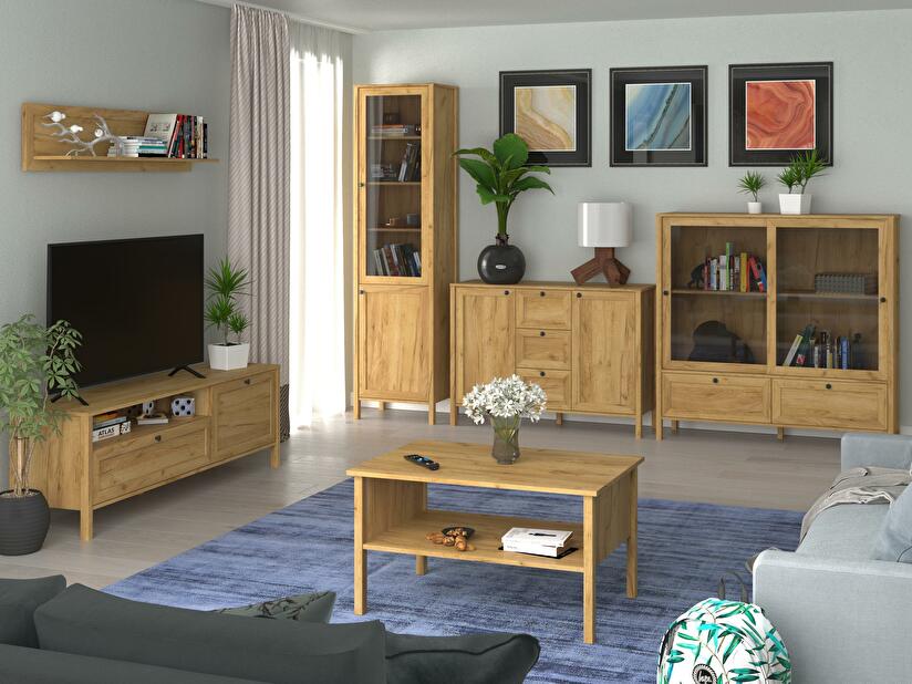 Mobilier living Keira 1 (stejar craft auriu)