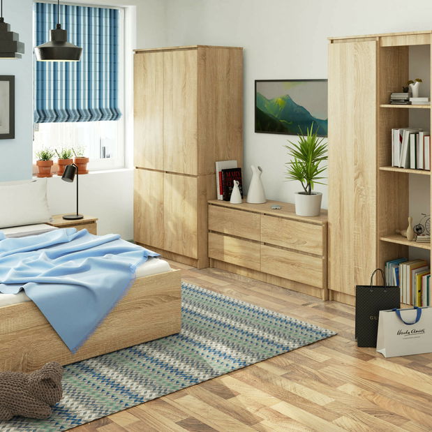 Dulap de haine Sinfin (stejar sonoma)