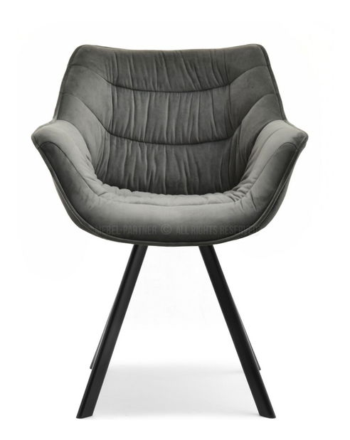 Stolička Nina (sivá + čierna)