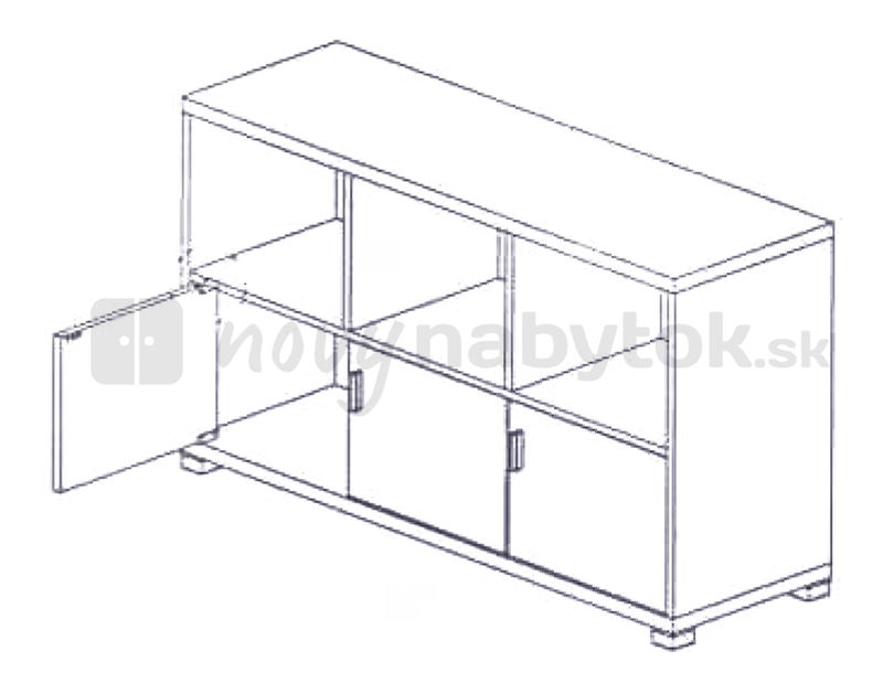 Regál Oshario FP-C 04