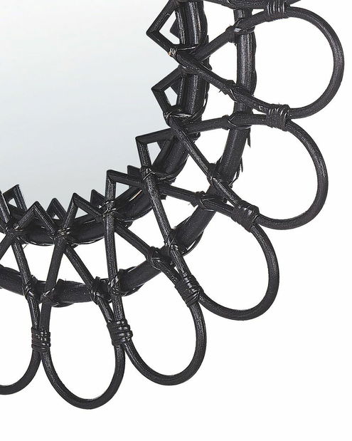 Oglindă de perete Bjorn (negru)