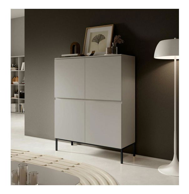 Dulap Bennasi B1 (bej + negru)