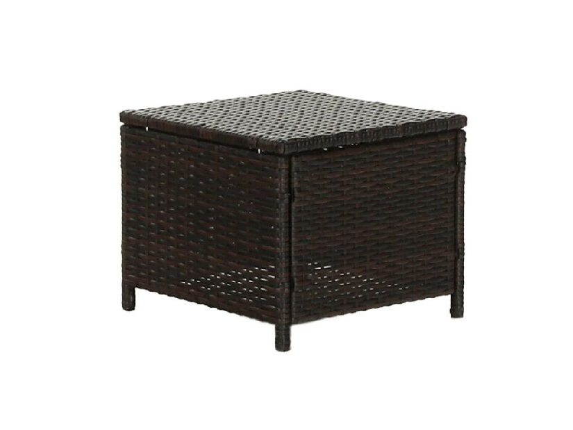 Set mobilier de grădină Stork (maro + crem) (pentru 8 persoane)