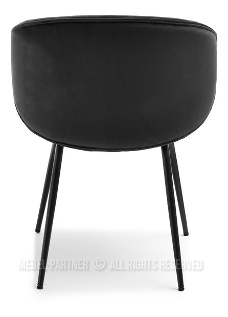 Stolička Carmen (čierna + zlatá)