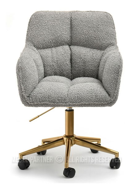 Fotel Island (szürke + króm)