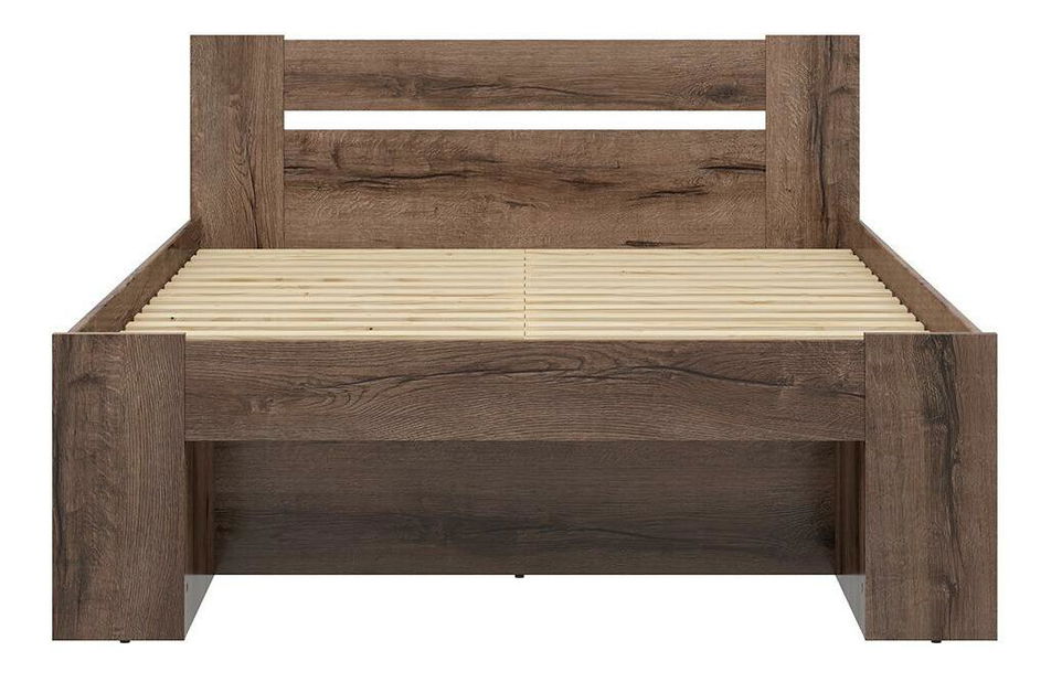 Manželská posteľ 140 cm BRW Nepo Plus 13 (dub monastery) 