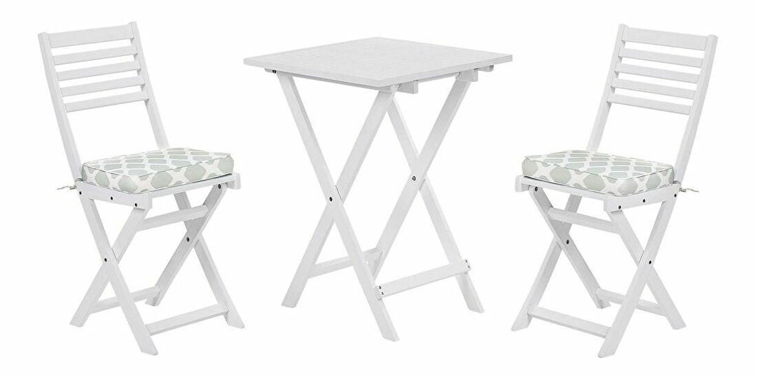 Bistro set FIJI (masiv) (boja mente)