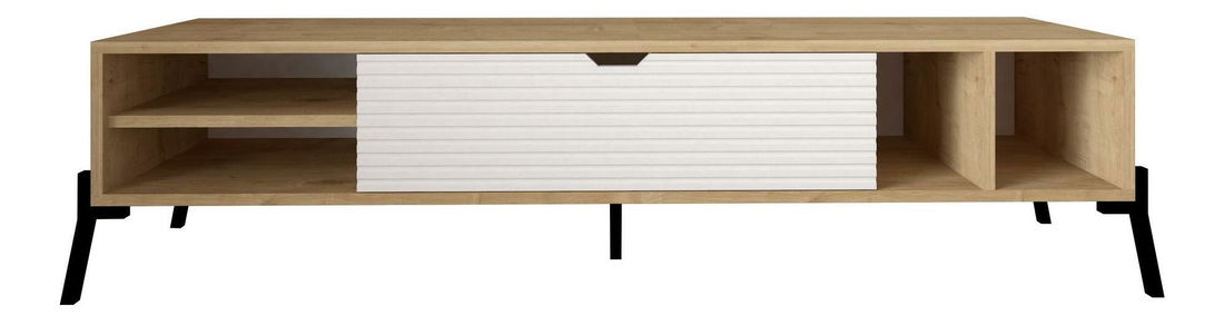 Set za dnevni boravak Ponusetta (hrast safirni + bijela)