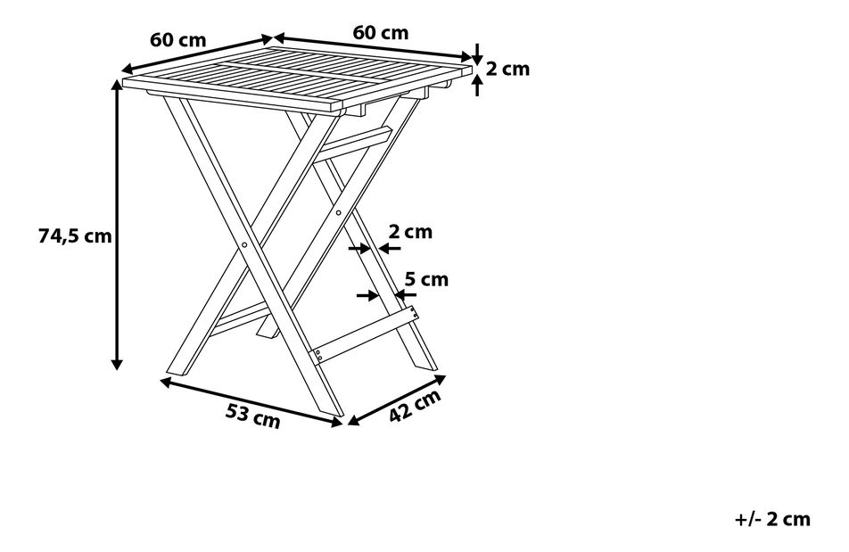 Set de grădină Fici (lemne deschis)